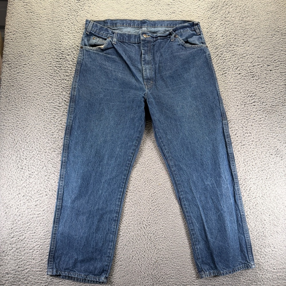 Dickies Jeans Mens‎ 42x30 Blue Cotton Denim Straight Relaxed Fit Workwear Travel